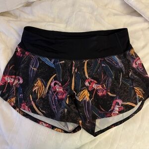 Lululemon Black and Blue Athletic Shorts